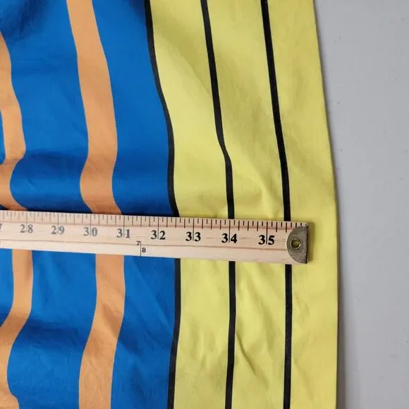 STAUD Skirt Sz 10 Formentera Stripe Sea Midi Cotton Striped Summer - Picture 6 of 17